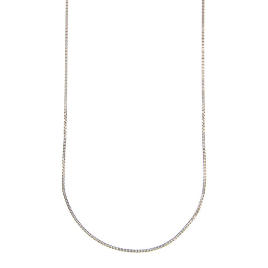 18ct gold Venetian box chain