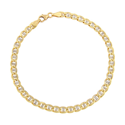 18ct gold Bicolor traversine bracelet