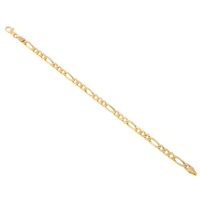 18ct gold Figaro bracelet