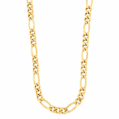 18ct gold Diamond figaro chain