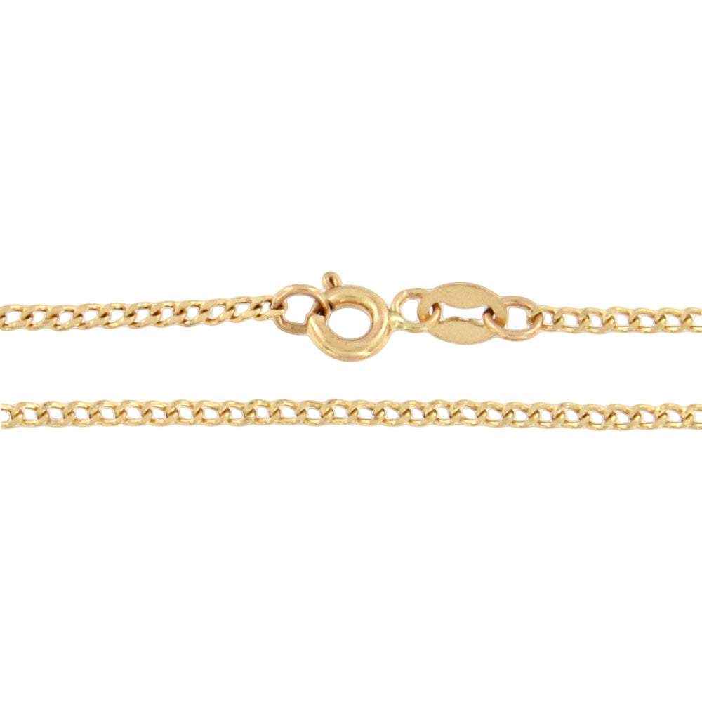 18ct gold Curb chain