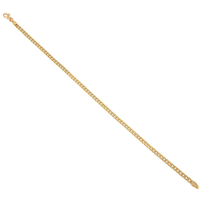 18ct gold Curb bracelet