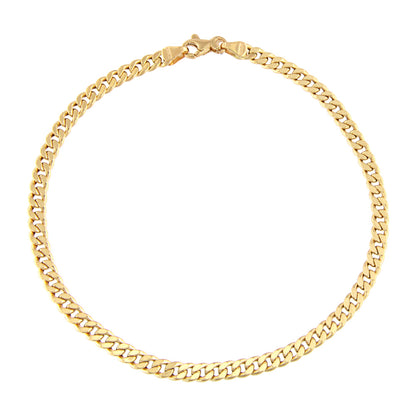 18ct gold Curb bracelet