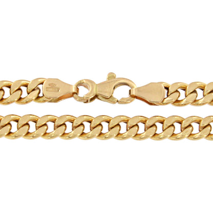 18ct gold Diamond curb chain