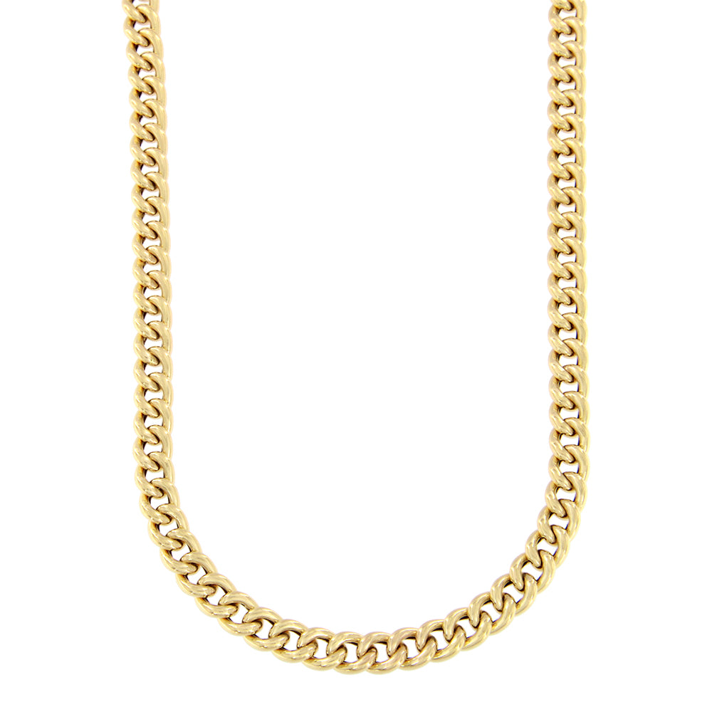 18ct gold Curb chain