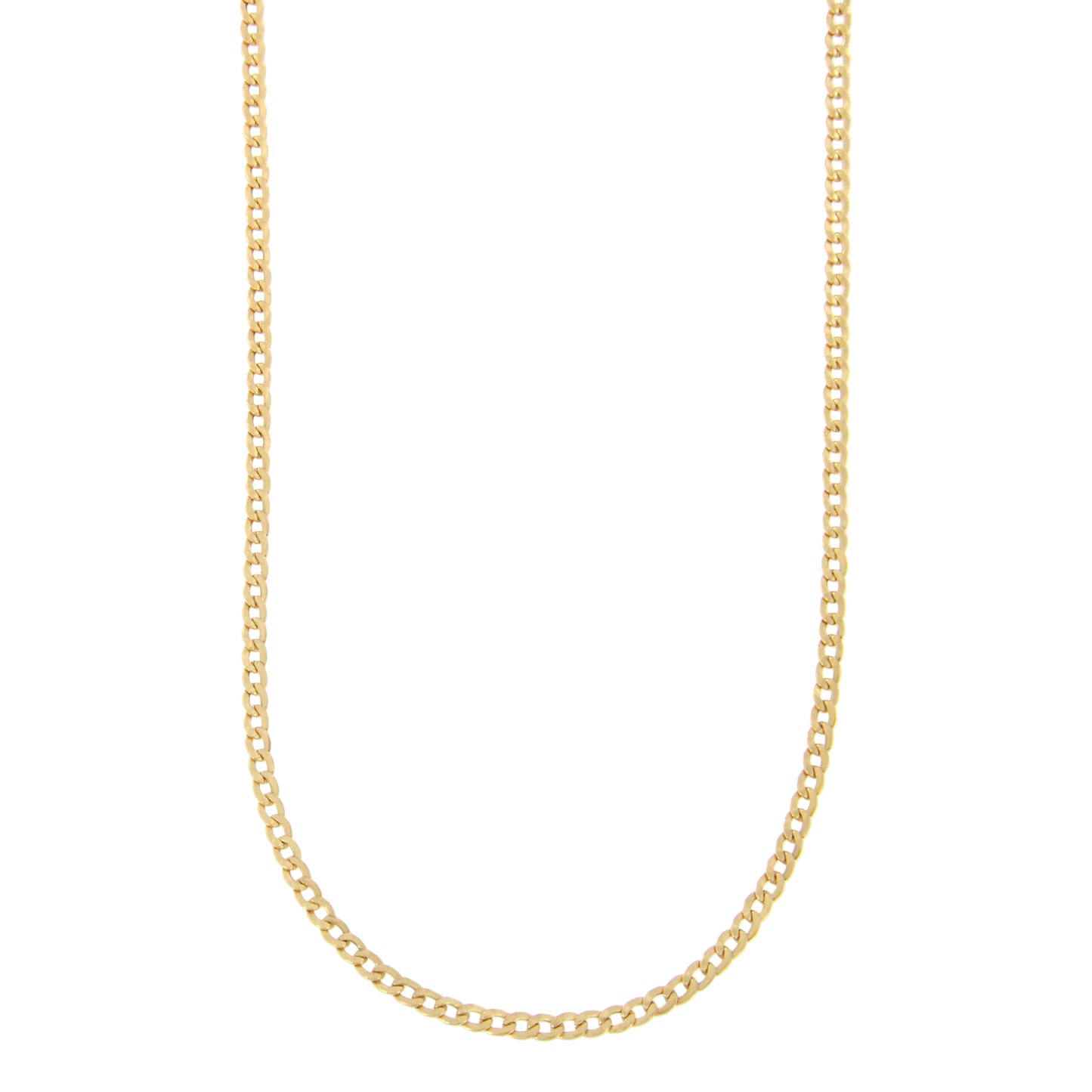 18ct gold Curb chain