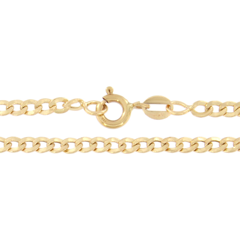 18ct gold Curb chain