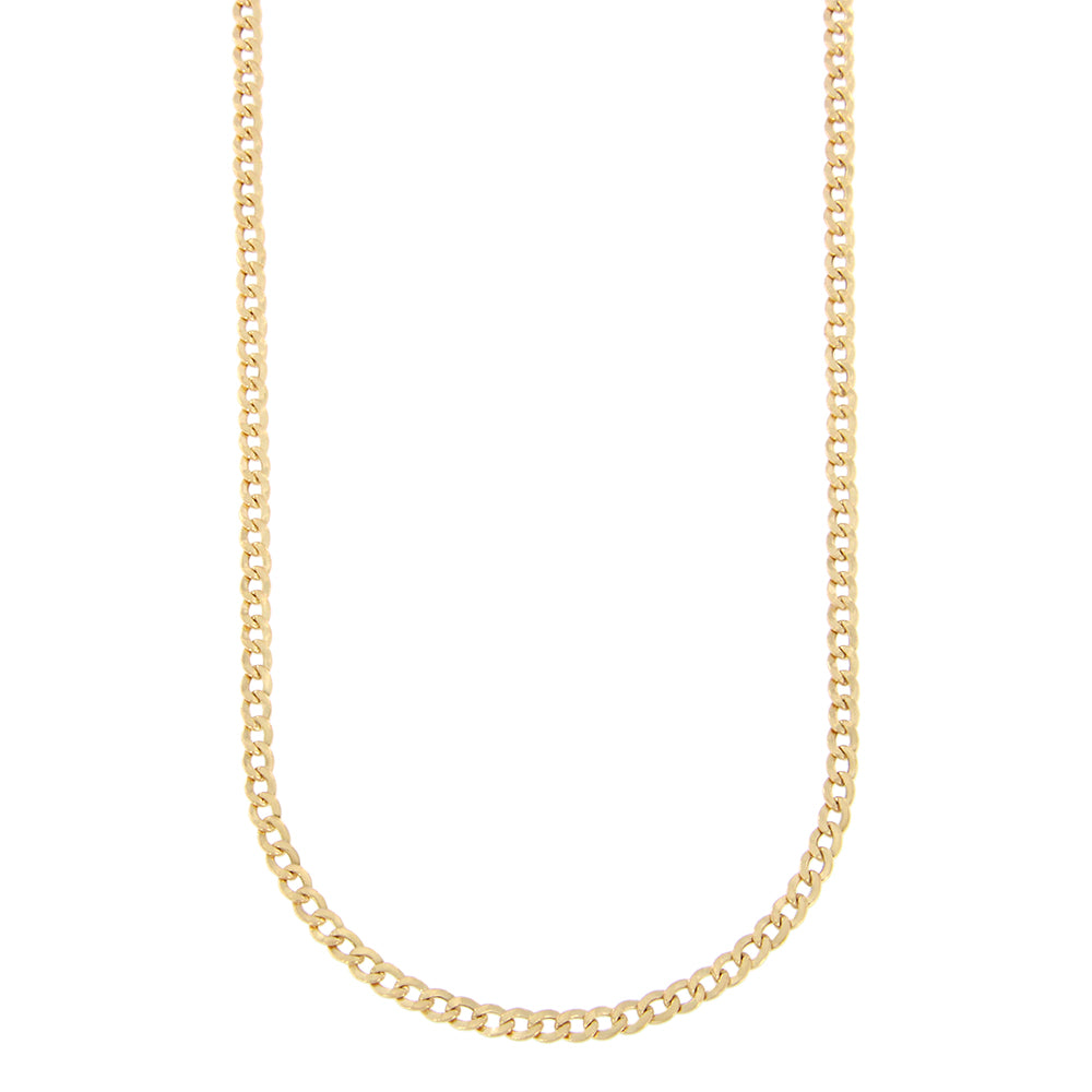 18ct gold Curb chain