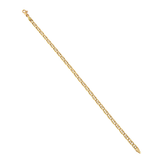 18ct gold Tiger eye bracelet