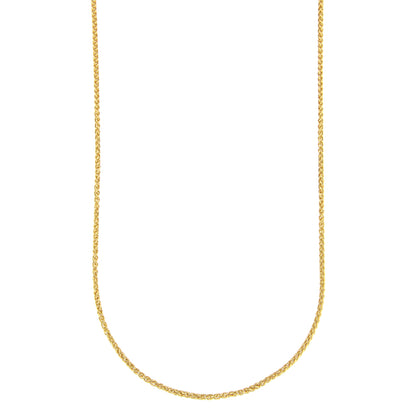 18ct gold Wheat chain