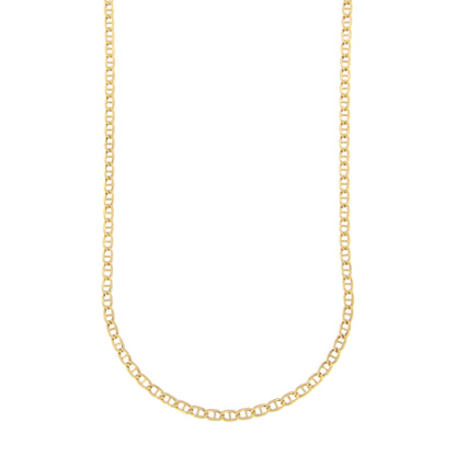 18ct gold Diamond anchor chain