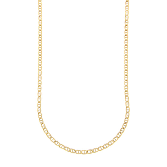 18ct gold Diamond anchor chain