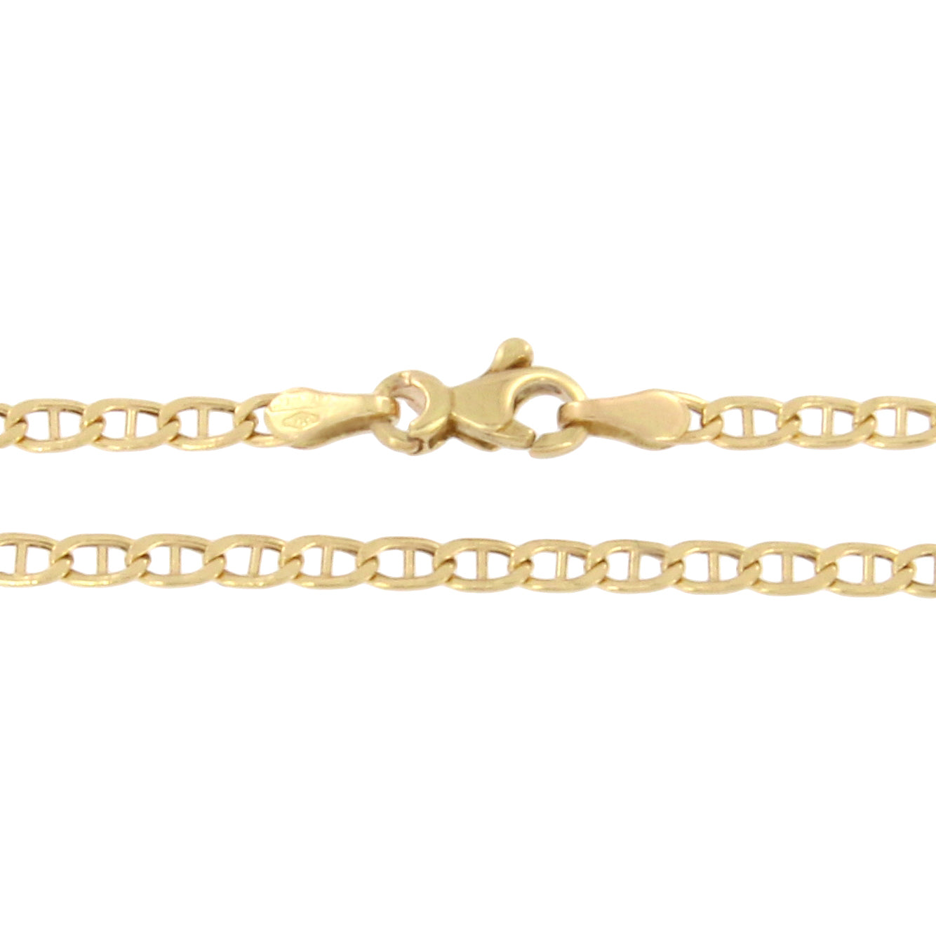 18ct gold Diamond anchor chain