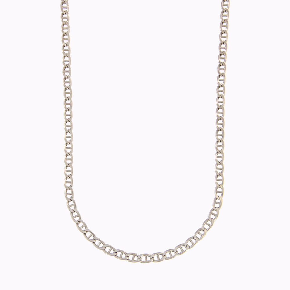 18ct gold Diamond curb chain