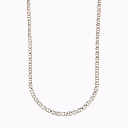 18ct gold Diamond curb chain