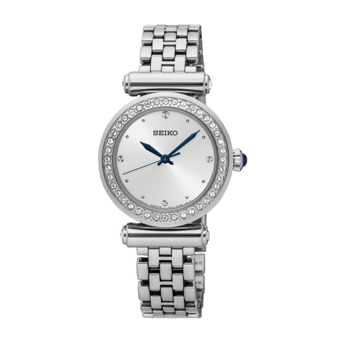 Seiko Swarovski Crystals On Bezel Ladies